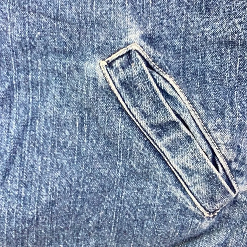 Gap Girls Denim Jumper Dress With Pockets Medium